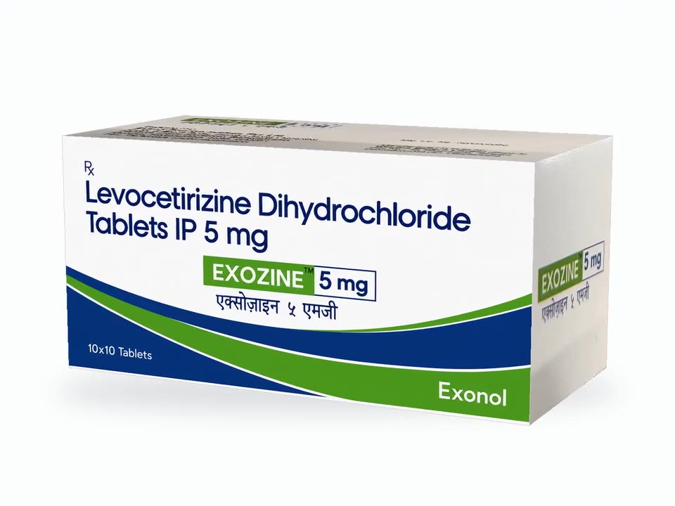 EXOZINE 5mg Tablets pack
